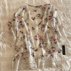 Long sleeve kimono/cover up